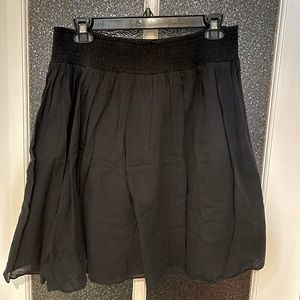 Black cotton Club Monaco skirt
